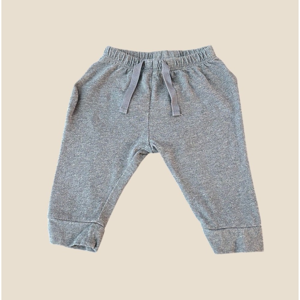 Baby Gap Blue Heather Organic Cotton Jogger Pants 0-3 Months 1341 - Picture 1 of 13
